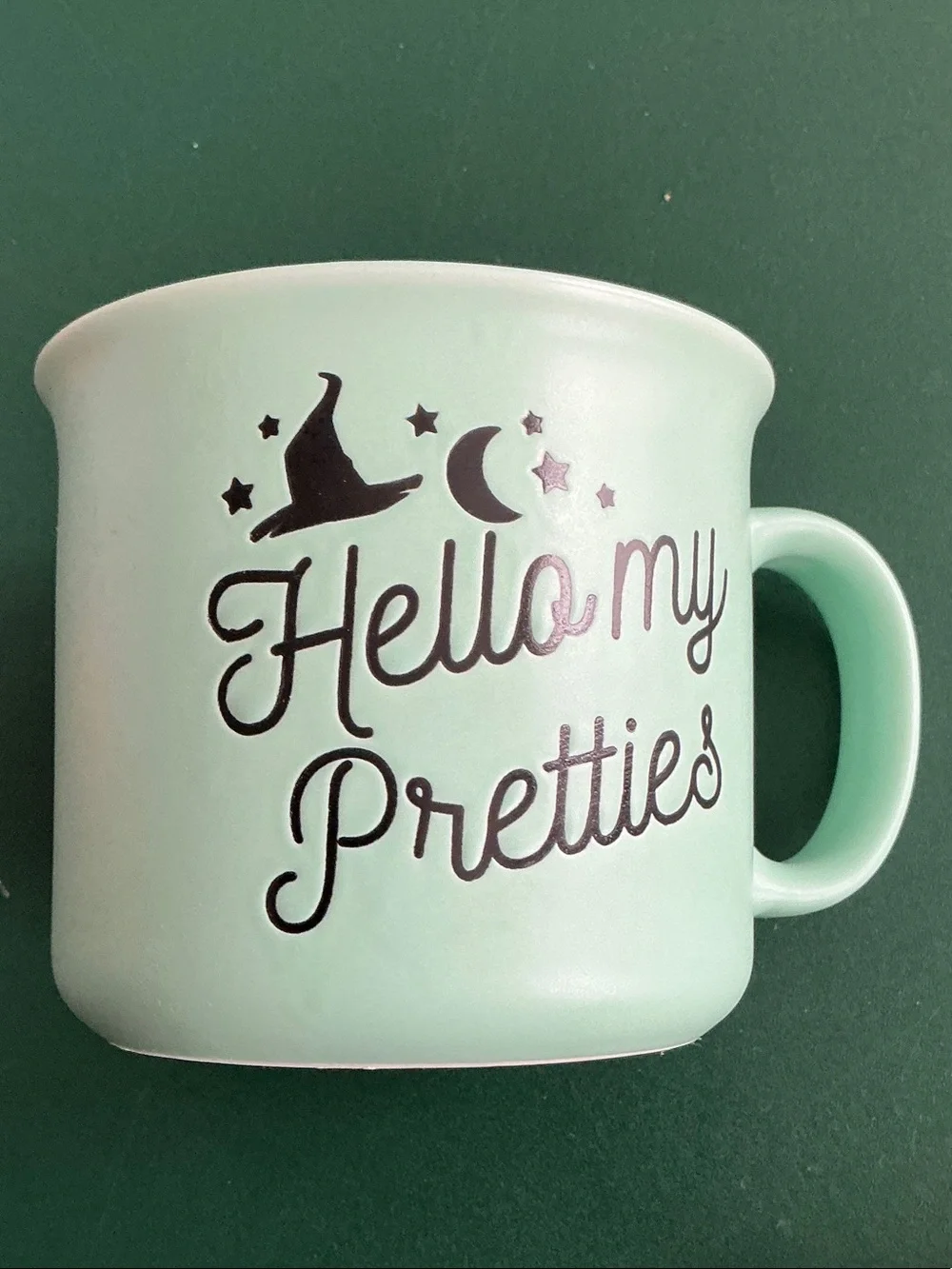 Cobwebs & Cauldrons Halloween 20oz Coffee Tea Soup Mug Witch Hello My Pretties